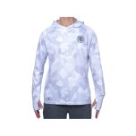 RTB UV Long Sleeve Hoodie UPF 50+ Light Camo Grey - Размер S - отпред