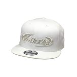 ValkeIN Embroidery Flat Cap - White / Silver logo